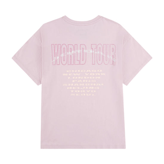 T-shirt Jordan bambina rosa SS26 con logo Jordan, manica corta e stile sportivo, per ragazze da 7 a 15 anni