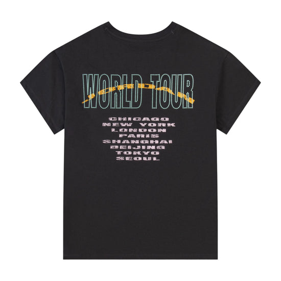 T-shirt Jordan bambina nero e grigio, maglietta a maniche corte per ragazze da 7 a 15 anni, stile sportivo e casual