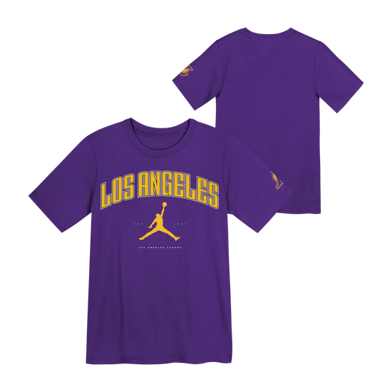 NBA JORDAN CITIES TEE LAKERS KIDS