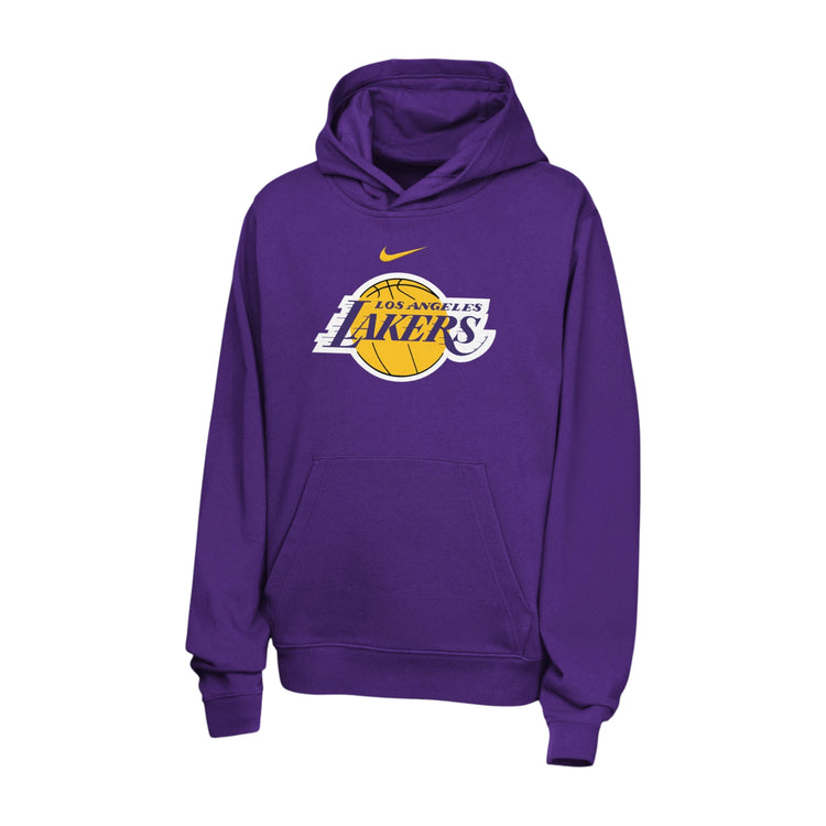 Nike NBA Kids Lakers hoodie viola – logo Lakers pallone oro bianco tasca