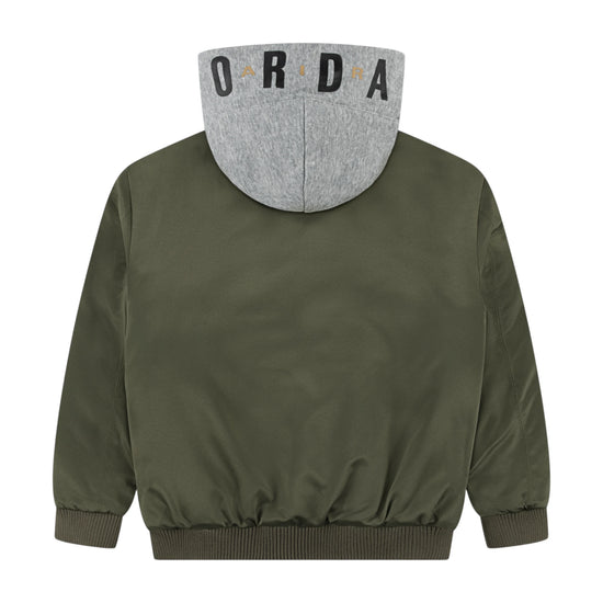 JORDAN BIG LOGO HOODED BOMBER KIDS