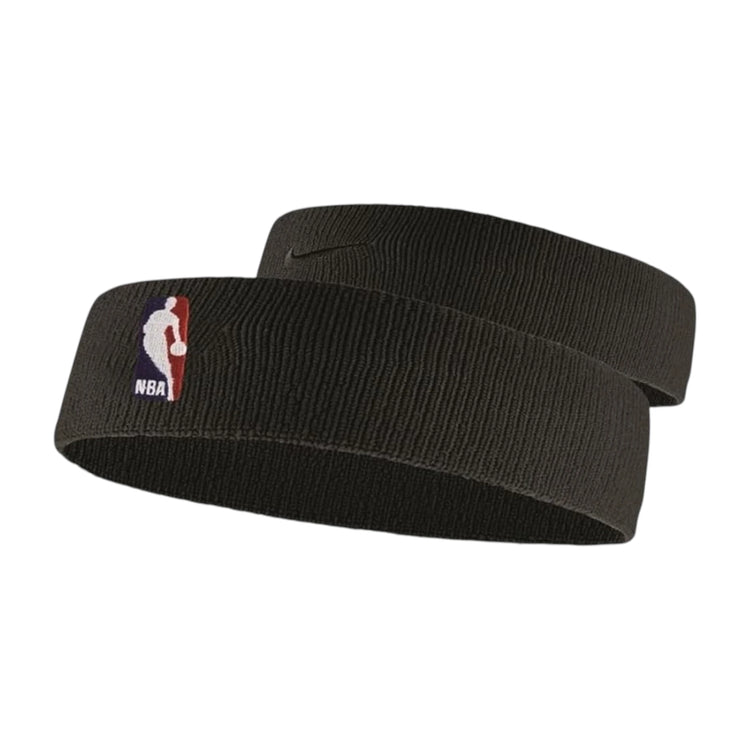 Fascia testa da basket Nike NBA, polsini e fascette sportive in tessuto elastico, adatte per sport e allenamenti.