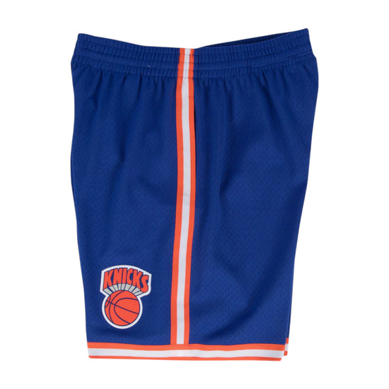 Pantaloncini NBA New York Knicks Mitchell & Ness Swingman 1991, shorts da basket con logo e dettagli storici.