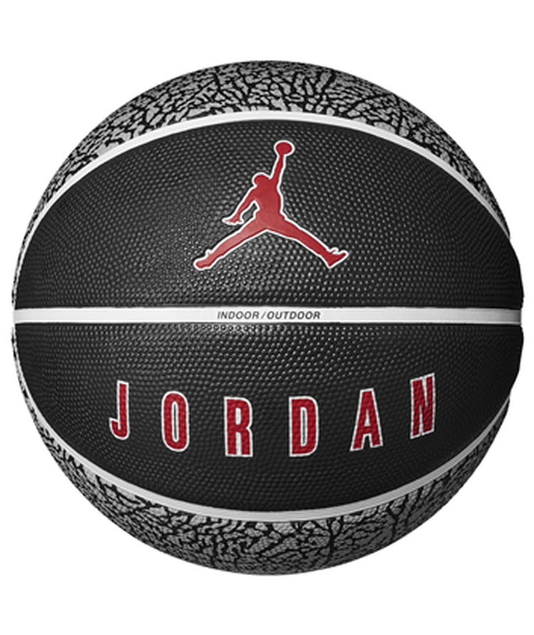 Pallone da basket Jordan Playground di taglia 5, perfetto per bambini e adulti, con logo Jordan visibile.