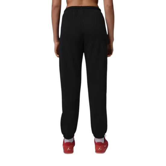 Pantaloni Jogger Donna Jordan Fleece – Black / Gym Red