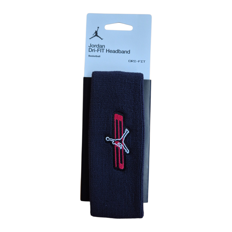 Fascia sportiva Jordan Jumpman Headband grafica, polsino elastico con logo Jumpman per allenamenti e sport