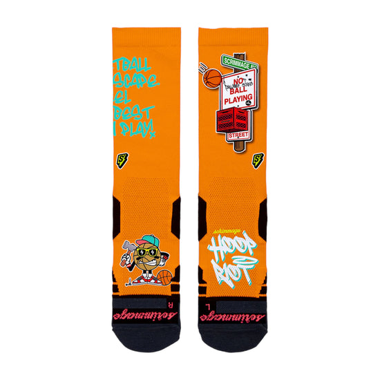 CALZA BASKET HOOP RIOT ORANGE