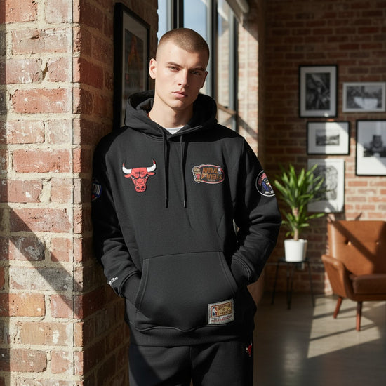NBA BLACK OUT HOODIE BULLS