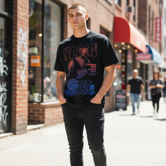 NBA GRADIENT SLAM TEE 76ERS