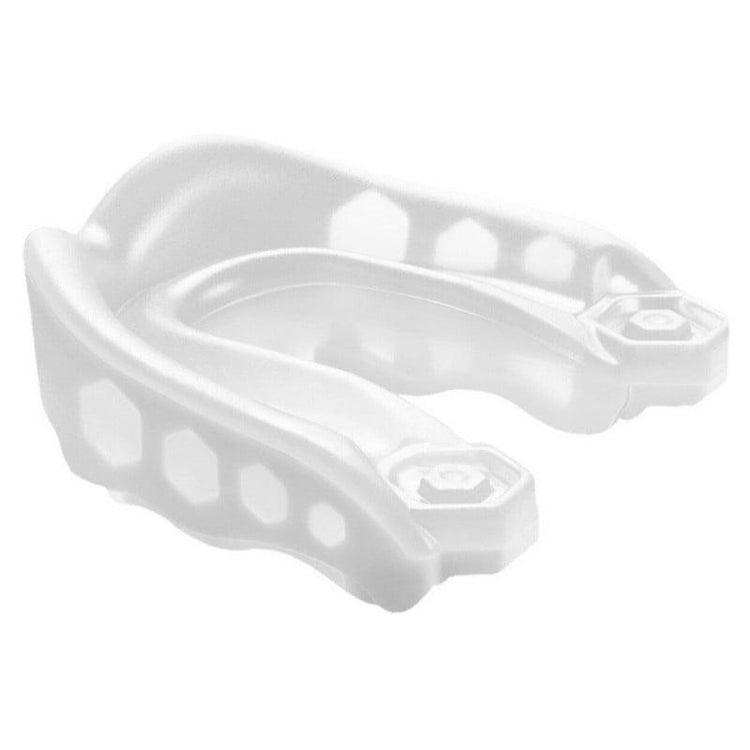 Protezioni McDavid GEL MAX WHITE CLEAR YOUTH, imbottitura protettiva trasparente per bambini, progettata per sport e attività fisiche.