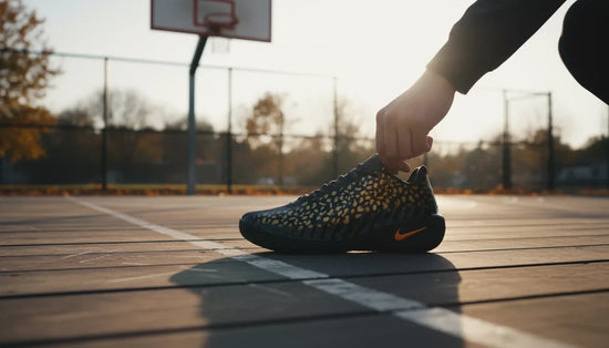 Immagine 1: nike-gt-cut-4-wembanyama-gold-panther-nero-oro-IU1960-001-frontale Immagine 2: nike-gt-cut-4-wembanyama-gold-panther-dettaglio-logo-VW-tallone Immagine 3: nike-gt-cut-4-wembanyama-gold-panther-suola-trazione-generativa