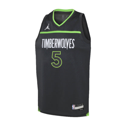 Canotta NBA Edwards kids di Outerstuff, con logo e dettagli colorati, ideale per giovani tifosi della squadra.