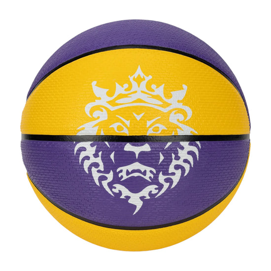 Pallone Basket Nike LeBron Playground – Viola/Amarillo/Nero | Taglia 7