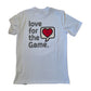 LOVE FOR THE GAME TEE WHITE