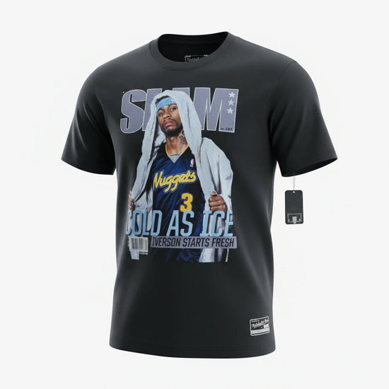 MITCHELL & NESS SLAM TEE IVERSON NUGGETS