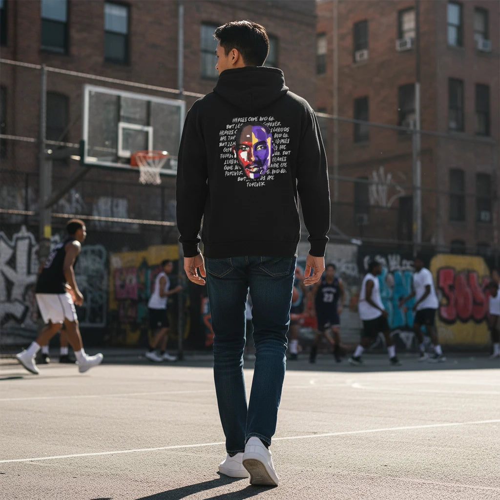 Felpa Goat 26 nera - Rook Basketball - Retro Indossata