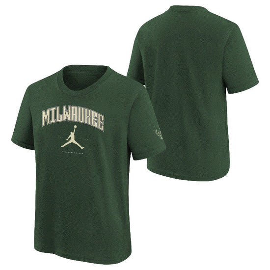NBA JORDAN CITIES TEE BUCKS KIDS