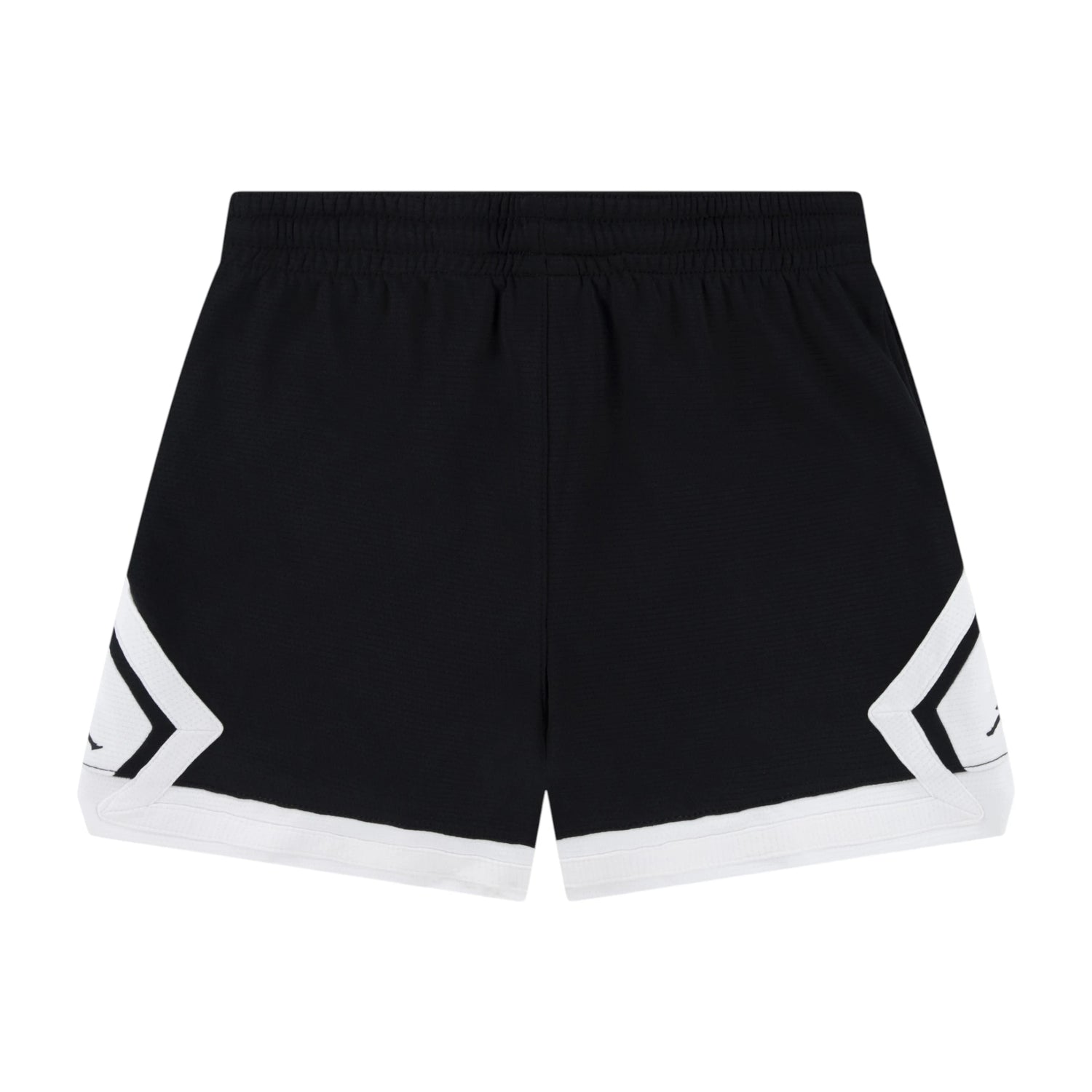 Shorts da ragazza Jordan Diamond in nero, stile sportivo con dettagli moderni, tessuto morbido e confortevole.