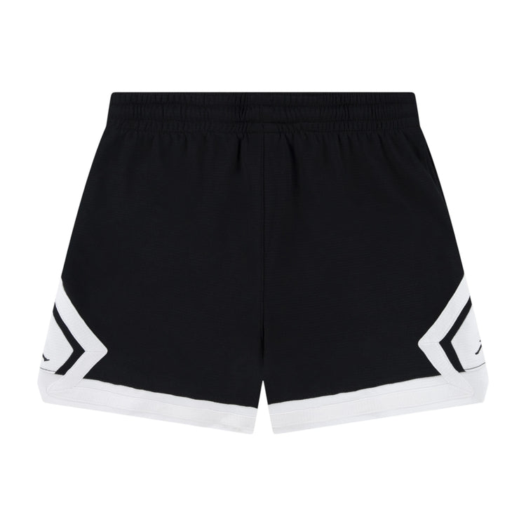 Shorts da ragazza Jordan Diamond in nero, stile sportivo con dettagli moderni, tessuto morbido e confortevole.