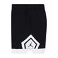 Shorts da ragazza Jordan Diamond in nero, tessuto traspirante con logo Jordan, vestibilità comoda e stile sportivo.