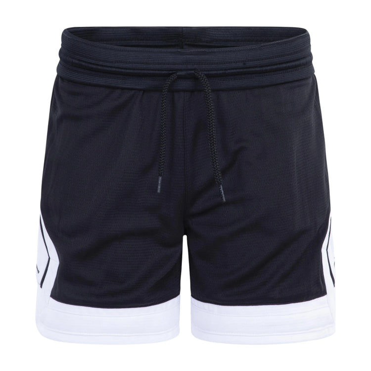 Shorts da ragazza Jordan Diamond Short in nero, stile sportivo con logo Jordan, tessuto morbido e comodo.
