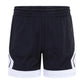 Shorts da ragazza Jordan Diamond in nero, stile sportivo con dettagli moderni e logo Jordan visibile sulla parte frontale.