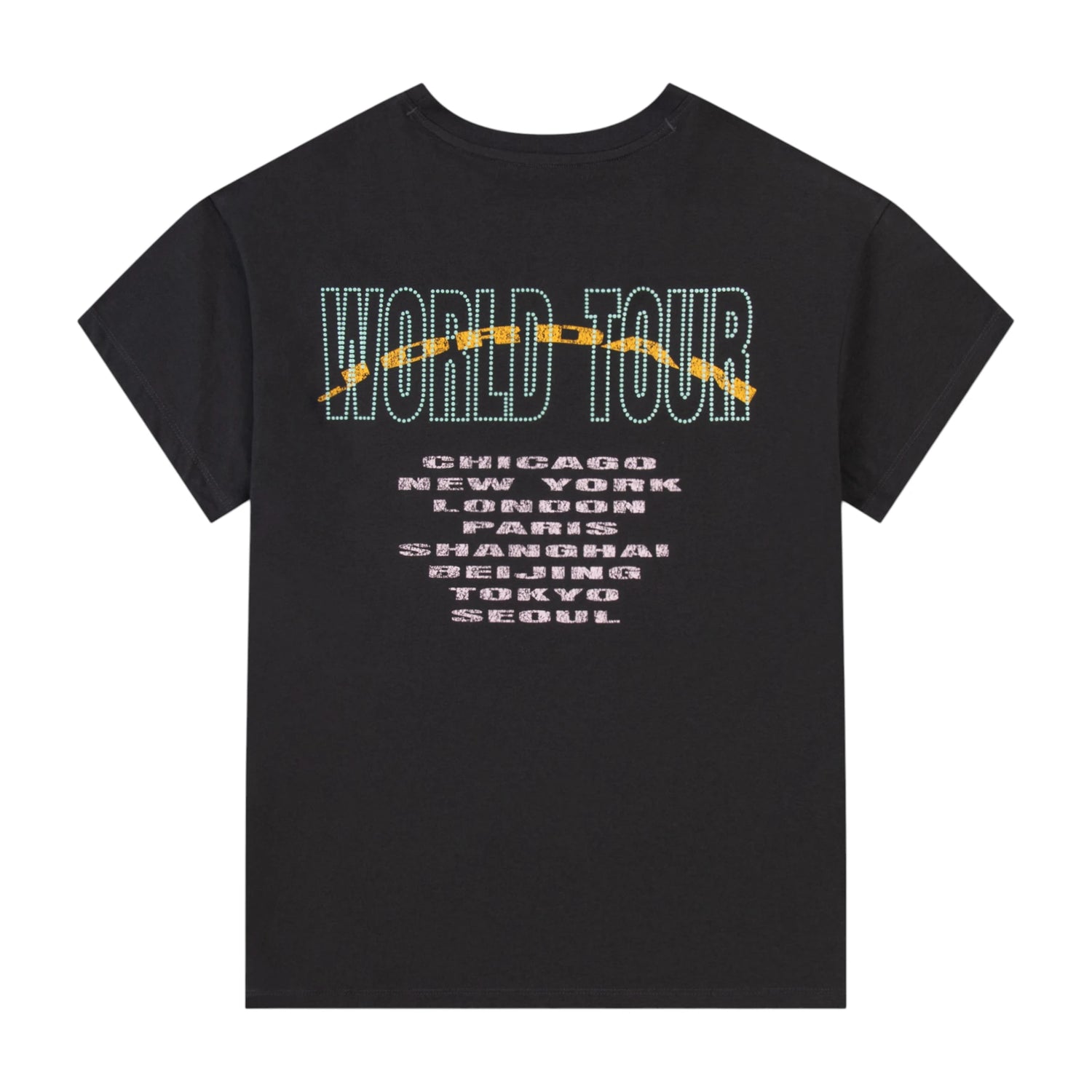T-shirt Jordan bambina nero e grigio, maglietta a maniche corte per ragazze da 7 a 15 anni, stile sportivo e casual