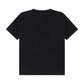 T-shirt Jordan Girl Bubble Tee in colore nero con logo Jordan bianco, tessuto morbido e comodo, vista frontale.