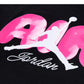 T-shirt Jordan Girl Bubble Tee bianca con logo Jordan rosa, confortevole e trendy per ragazze, vestibilità casual e stilosa