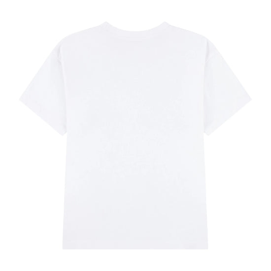 T-shirt nera Jordan Heart Sketch Tee per ragazza, con grafica di cuore disegnata sul fronte, tessuto morbido e comodo.