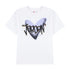 T-shirt Jordan Heart Sketch Ragazza nera con grafica artistica e logo Jordan sul davanti, tessuto morbido e comodo.