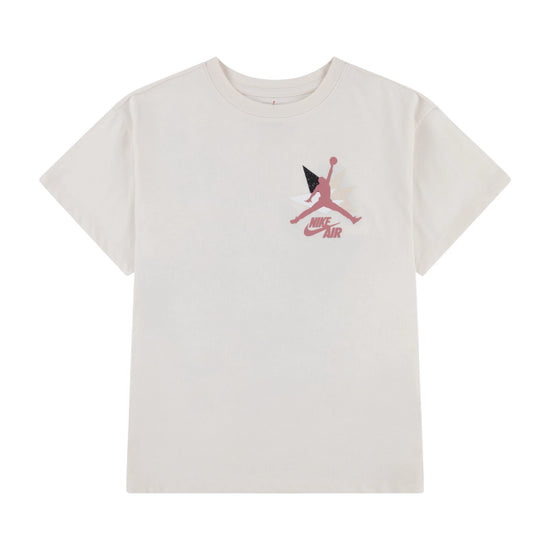 T-Shirt Jordan Geo Burst Flight Girls – Bianco