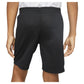 Shorts neri Jordan 23 Bambino, pantaloncino sportivo con logo Jordan, visibile davanti in dettaglio.