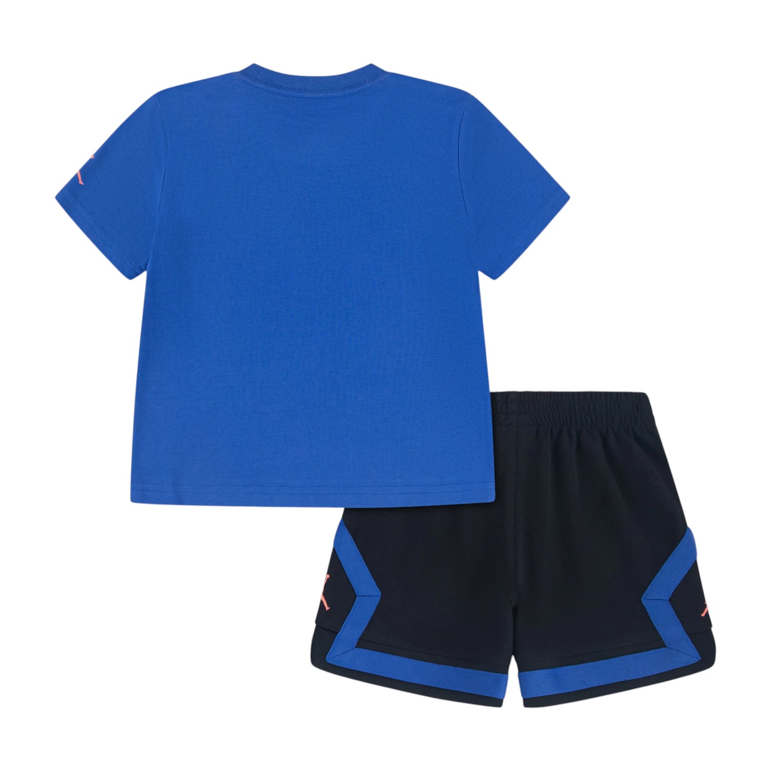 Felpa Jordan Super Splash Set Bambino con t-shirt e shorts coordinati, in tessuto morbido e sportivo, con dettagli colorati.
