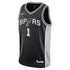 Canotta NBA ICON Spurs Wembanyama per bambini, maglia blu con logo e dettagli ufficiali, marca Outerstuff.
