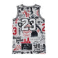 Canotta Jordan Kids AOP Jersey, maglietta senza maniche con stampa floreale colorata, tessuto leggero e comodo per bambini.