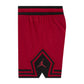 Pantaloncini da basket Jordan Diamond Kids Rosso, shorts sportivi per bambini con logo Jordan, tessuto leggero e comodo.