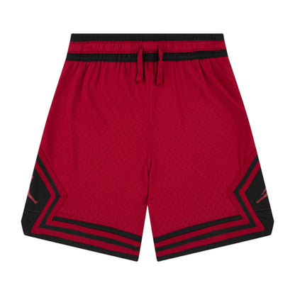Pantaloncini da basket Jordan Diamond Kids Rosso, shorts sportivi per bambini con logo Jordan, colore rosso vivace.