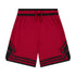 Pantaloncini da basket Jordan Diamond Kids Rosso, shorts sportivi per bambini con logo Jordan, colore rosso vivace.