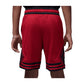 Pantaloncini da basket Jordan Diamond Kids Rosso, shorts per bambini con logo Jordan, tessuto leggero e comodo.