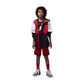 Shorts da basket Jordan Diamond Kids Rosso, pantaloncino sportivo per bambini con logo Jordan, colore rosso vivace.