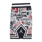 Pantaloncini da basket Jordan Diamond Kids AOP per bambini, stile sportivo con motivo a motivo distintivo, in tessuto leggero.