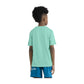 T-shirt per bambini Jordan Jumpman Grid Blur, maglietta sportiva con logo Jumpman e design grafico moderno.