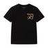 Maglietta Jordan Kids "World Tour" T-shirt bianca con logo e grafica colorata, morbida e comoda per bambini.