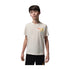 T-shirt Jordan Kids World Tour per bambini, maglietta sportiva con logo Jordan, colore bianco e dettagli vivaci.