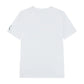 Maglietta Jordan Kids Tie-Dye Bianca, t-shirt Jumpman per bambini con stampa tie-dye bianca e logo Jordan visibile.