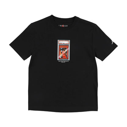 Maglietta Jordan Kids Mint 10, T-shirt bambino verde con logo Jordan, in cotone morbido e comodo.