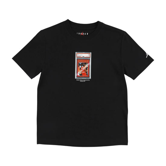 Maglietta Jordan Kids Mint 10, T-shirt bambino verde con logo Jordan, in cotone morbido e comodo.