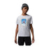 Maglietta Jordan Kids Plane Window Bianca, t-shirt bambino con stampa aeroplano e finestra, tessuto morbido e comodo.