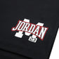 Canotta Jordan Kids Dynasty nera in mesh, vestibilità sportiva per bambino, dettaglio tessuto traspirante e logo Jordan.